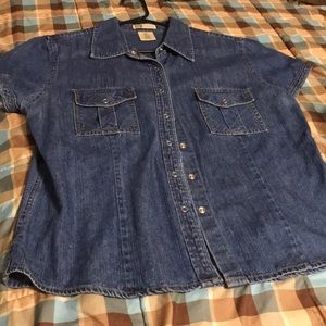 Blue jean top. Juniors